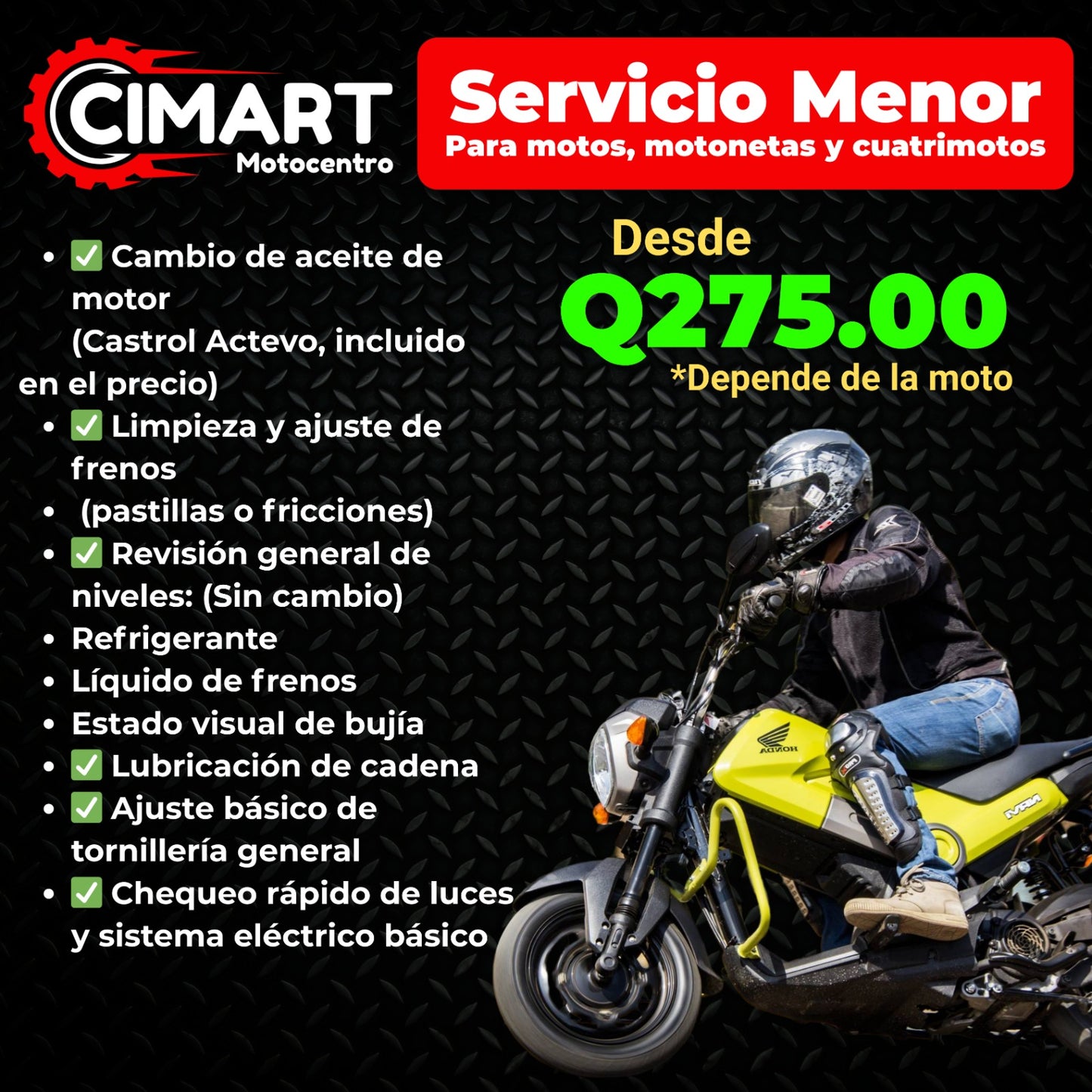 Servicio de Matenimiento